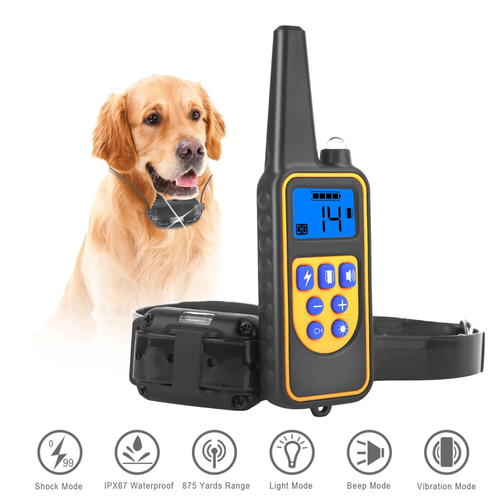 iMounTEK Dog Training Collar IP67 Waterproof Pet