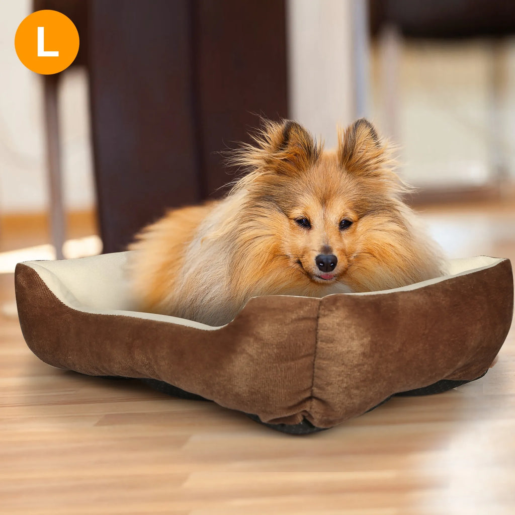 Pet Dog Bed Soft Warm Fleece Puppy Cat Bed