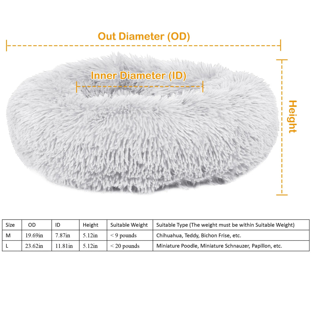 Pet Dog Bed Soft Warm Fleece Puppy Cat Bed
