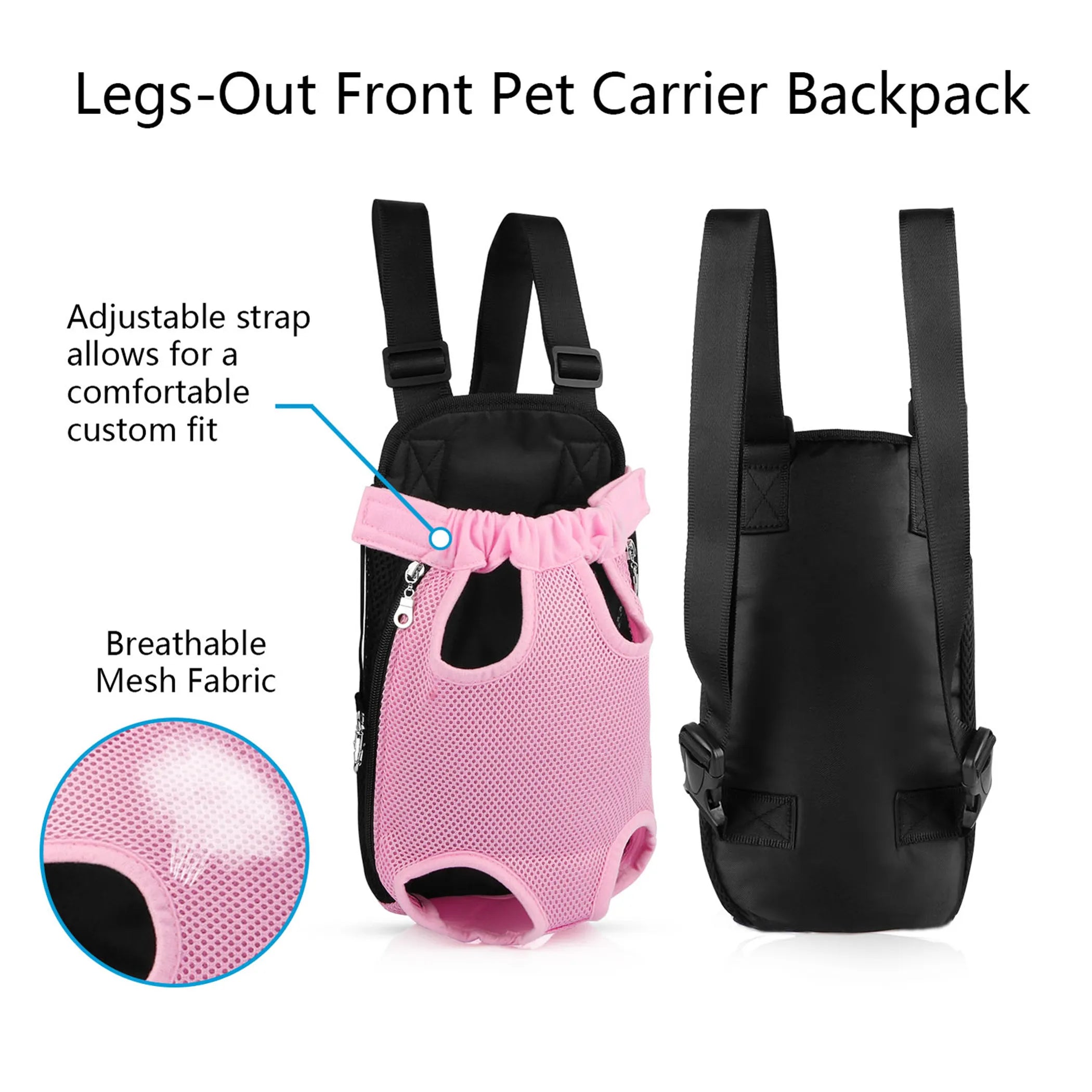 Dog Carrier Backpack Legs Out Front Pet Backpack