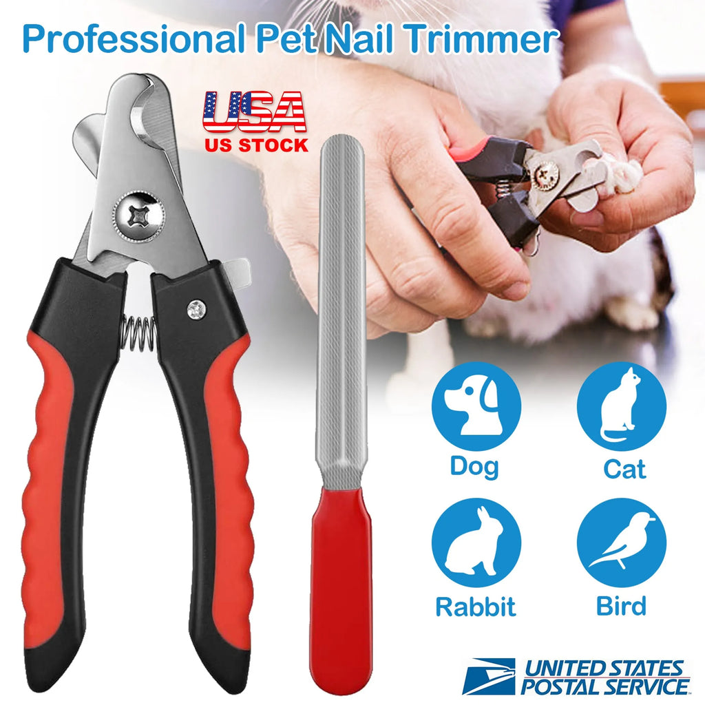 Dog Nail Clippers Professional Pet Nail Trimmer