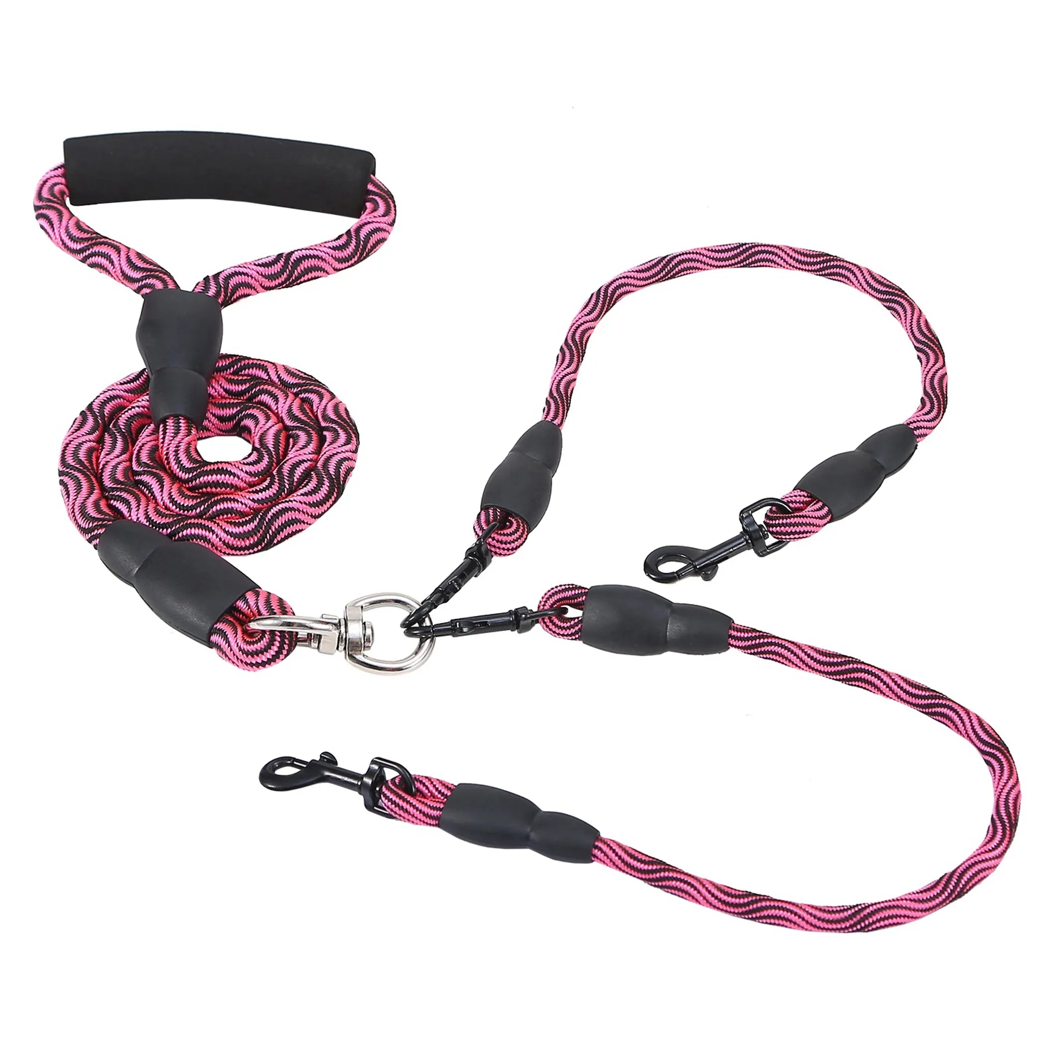 Double Dogs Leash No-Tangle Dogs Lead Reflective