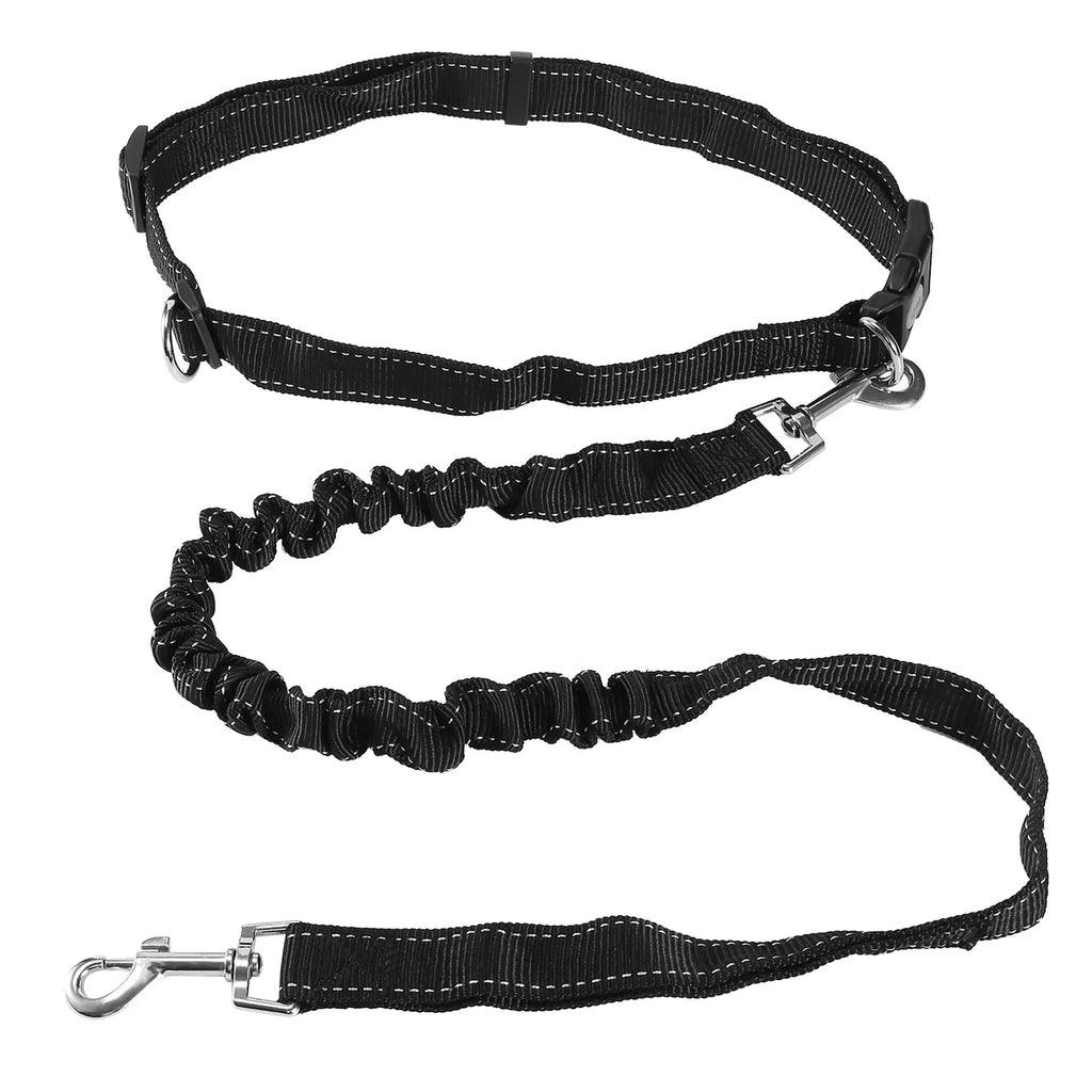 Hands-Free Dogs Leash Waist Belt