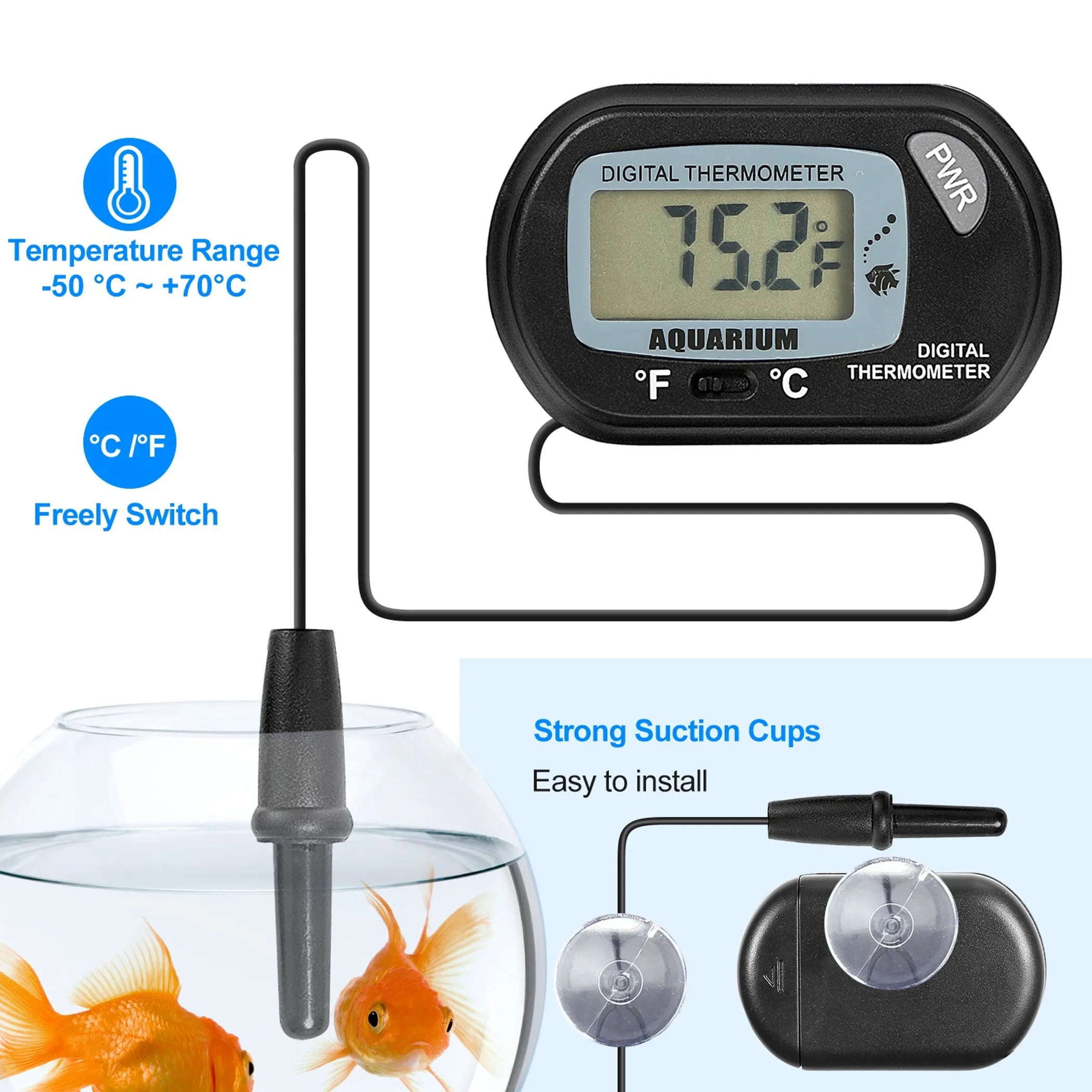 LCD Digital Aquarium Thermometer