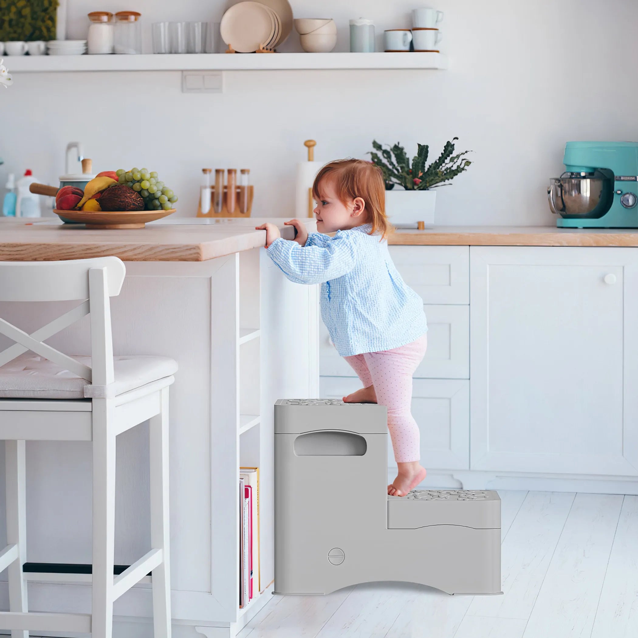 2 Step Stool for Kids Toddler Stool