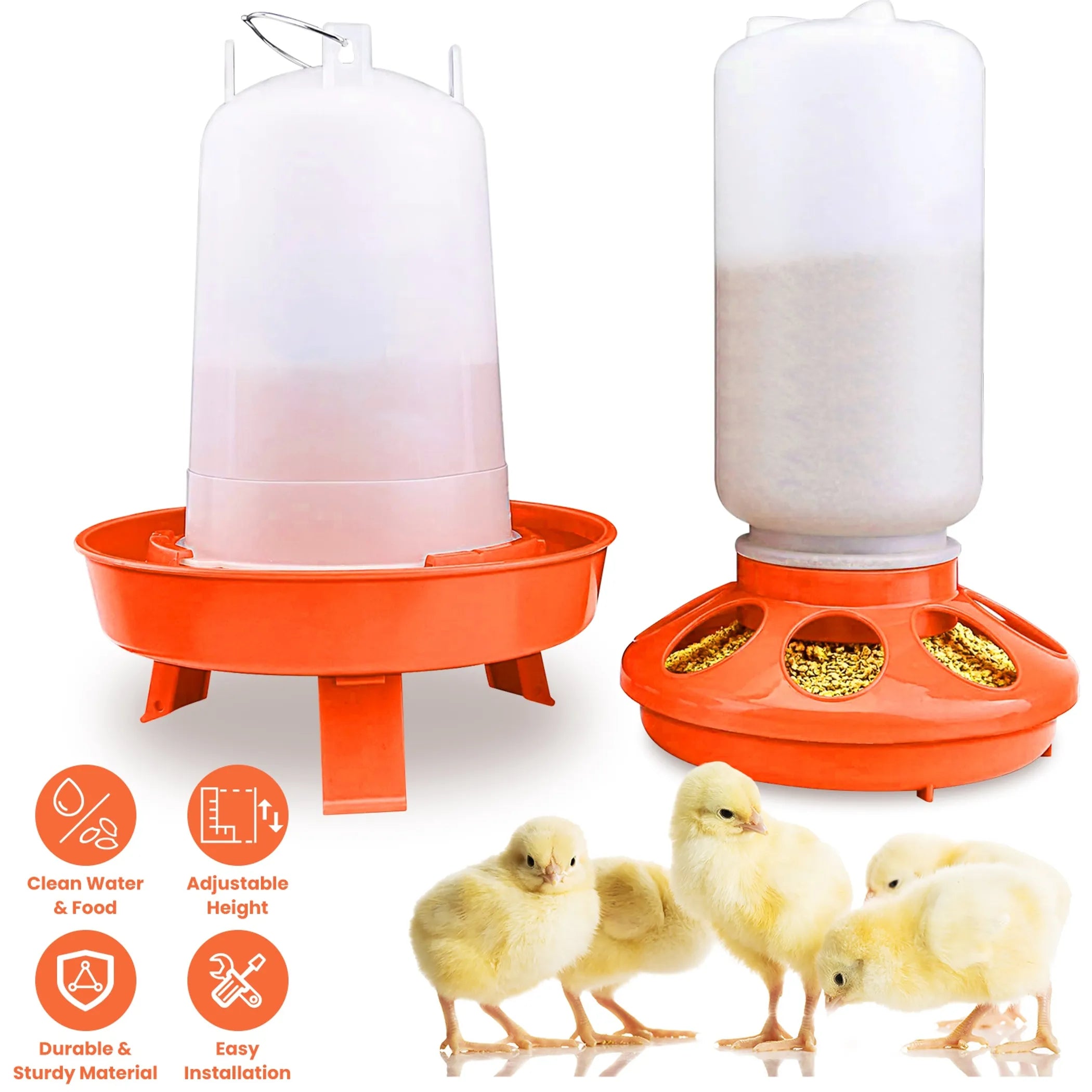 Chicken Feeder Waterer Set