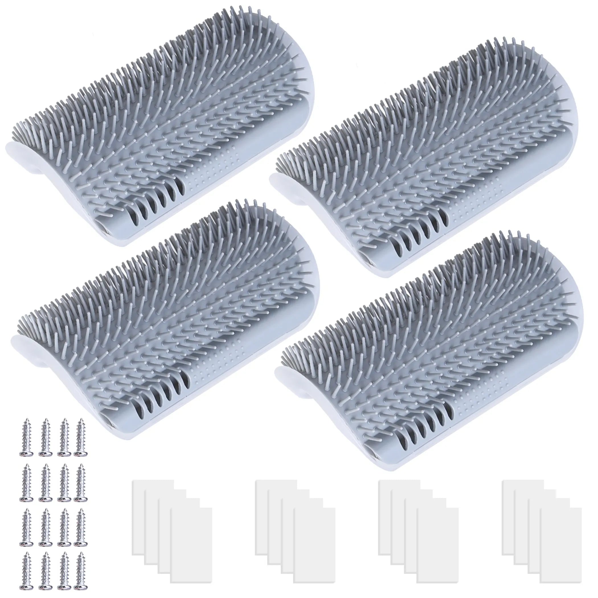 4Pcs Cat Self Groomer Soft