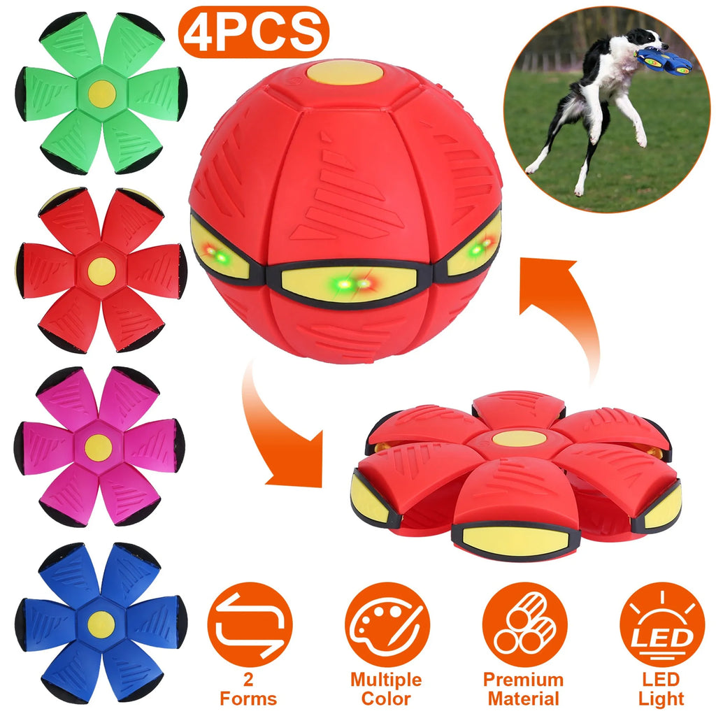 4 Pack Flying Saucer Ball Electric