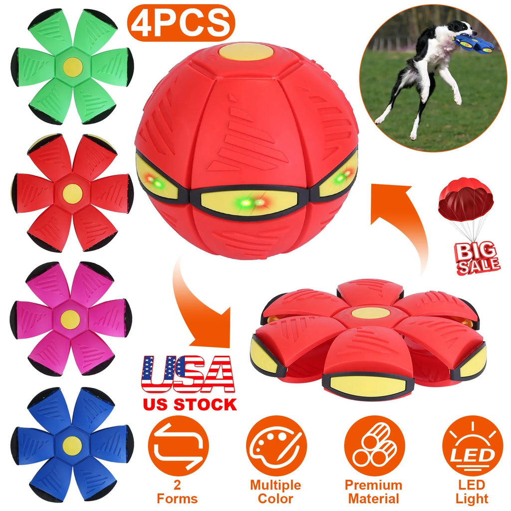 4 Pack Flying Saucer Ball Electric