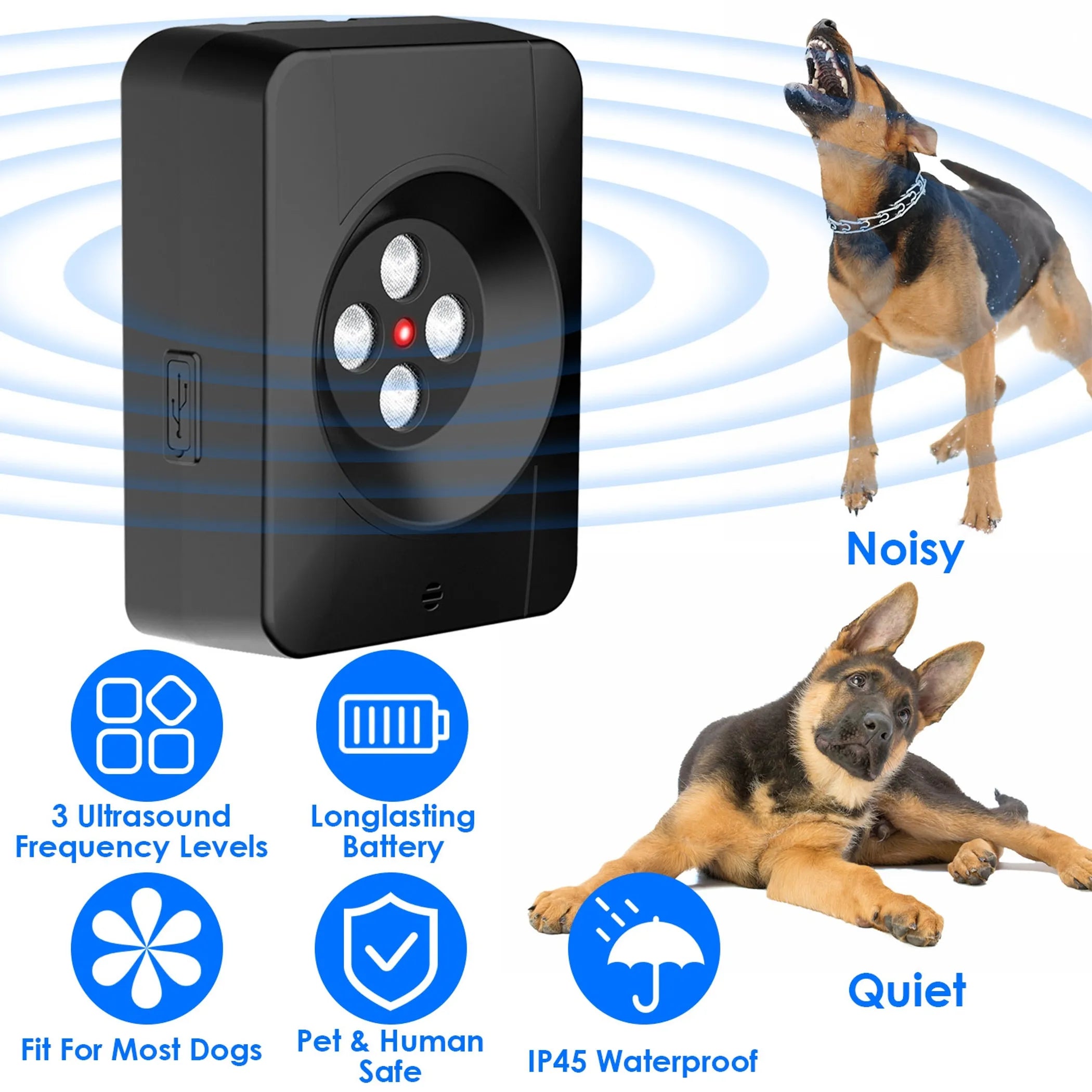 Ultrasonic Anti-barking Device Indoor Outdoor