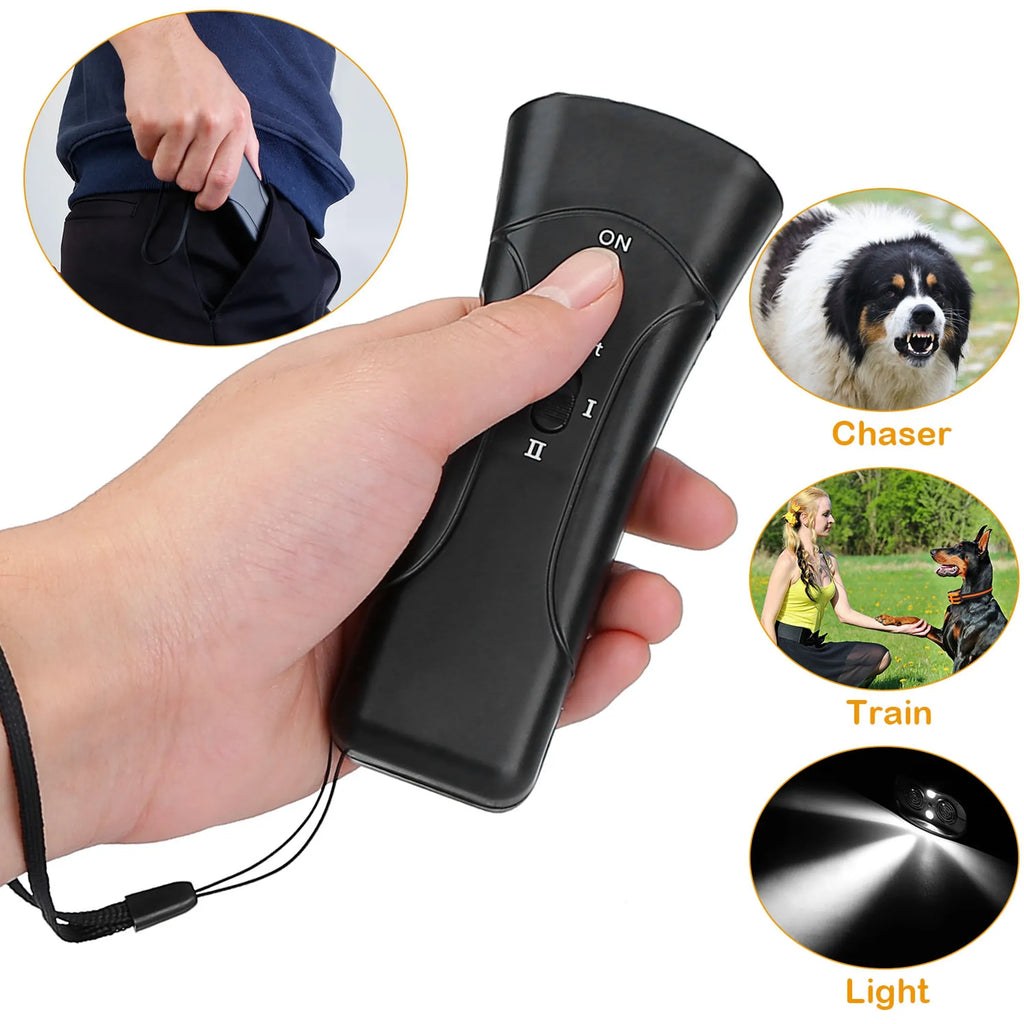 Ultrasonic Anti Dog Barking Trainer Handheld