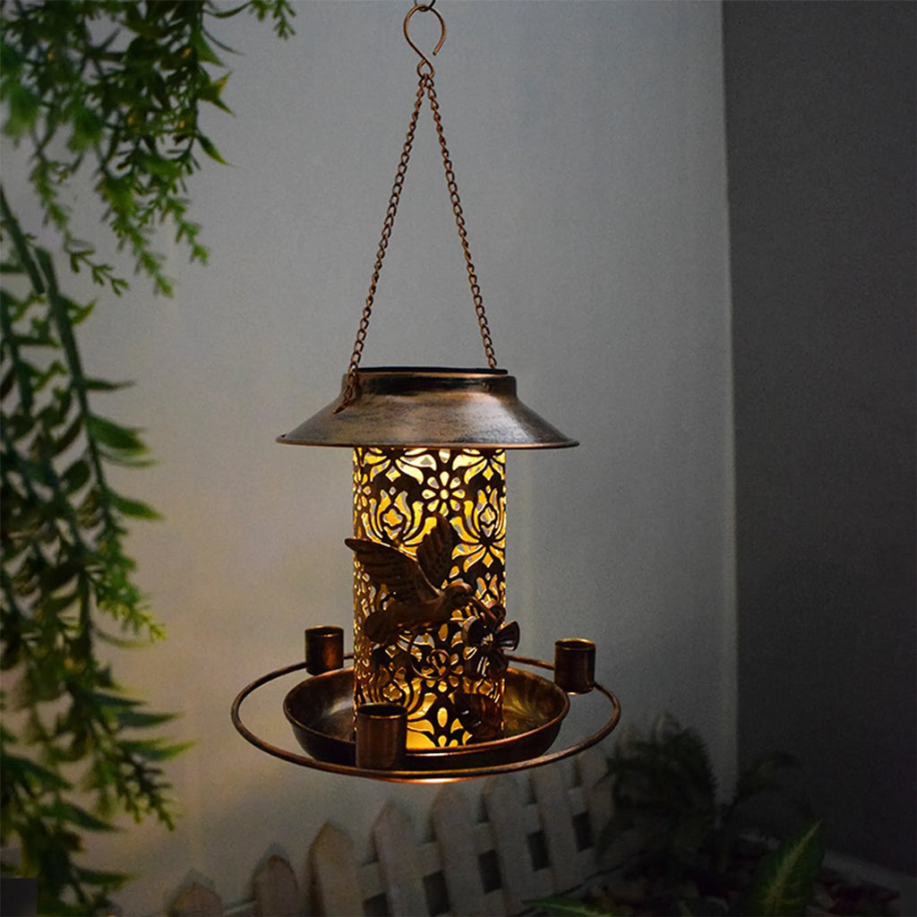 Solar Bird Feeder Decorative