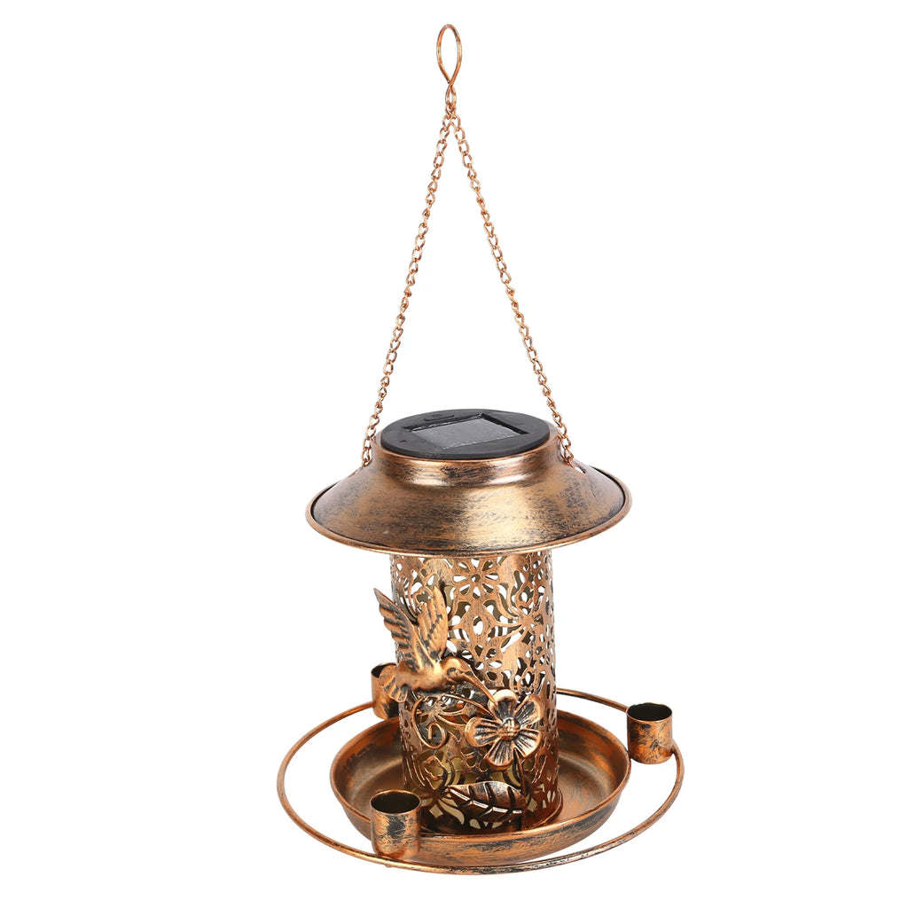 Solar Bird Feeder Decorative