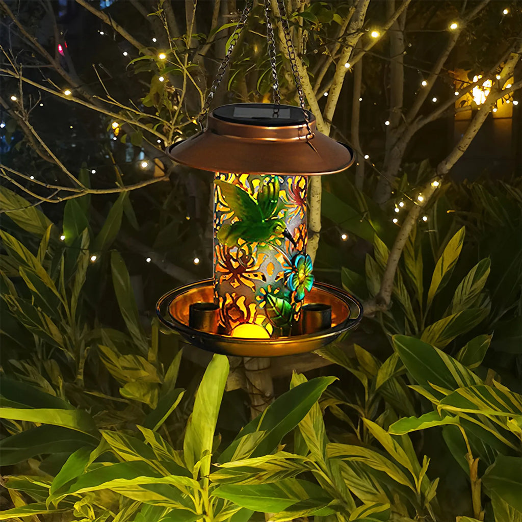Solar Bird Feeder Decorative Hanging