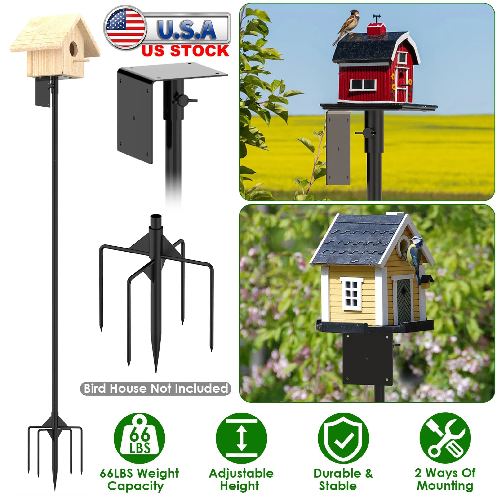 79.92in Bird House Pole Kit