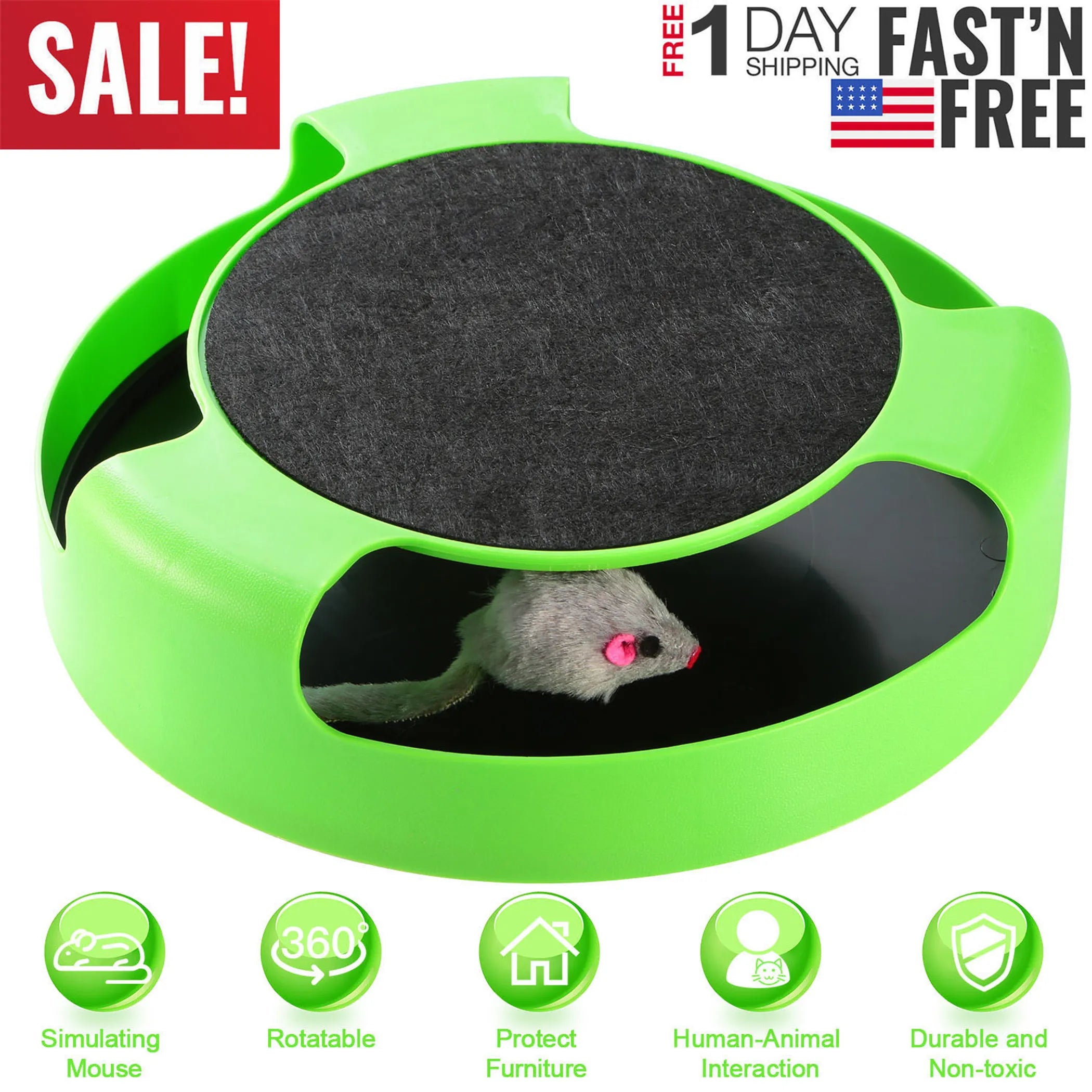 Cat Interactive Scratching Toy