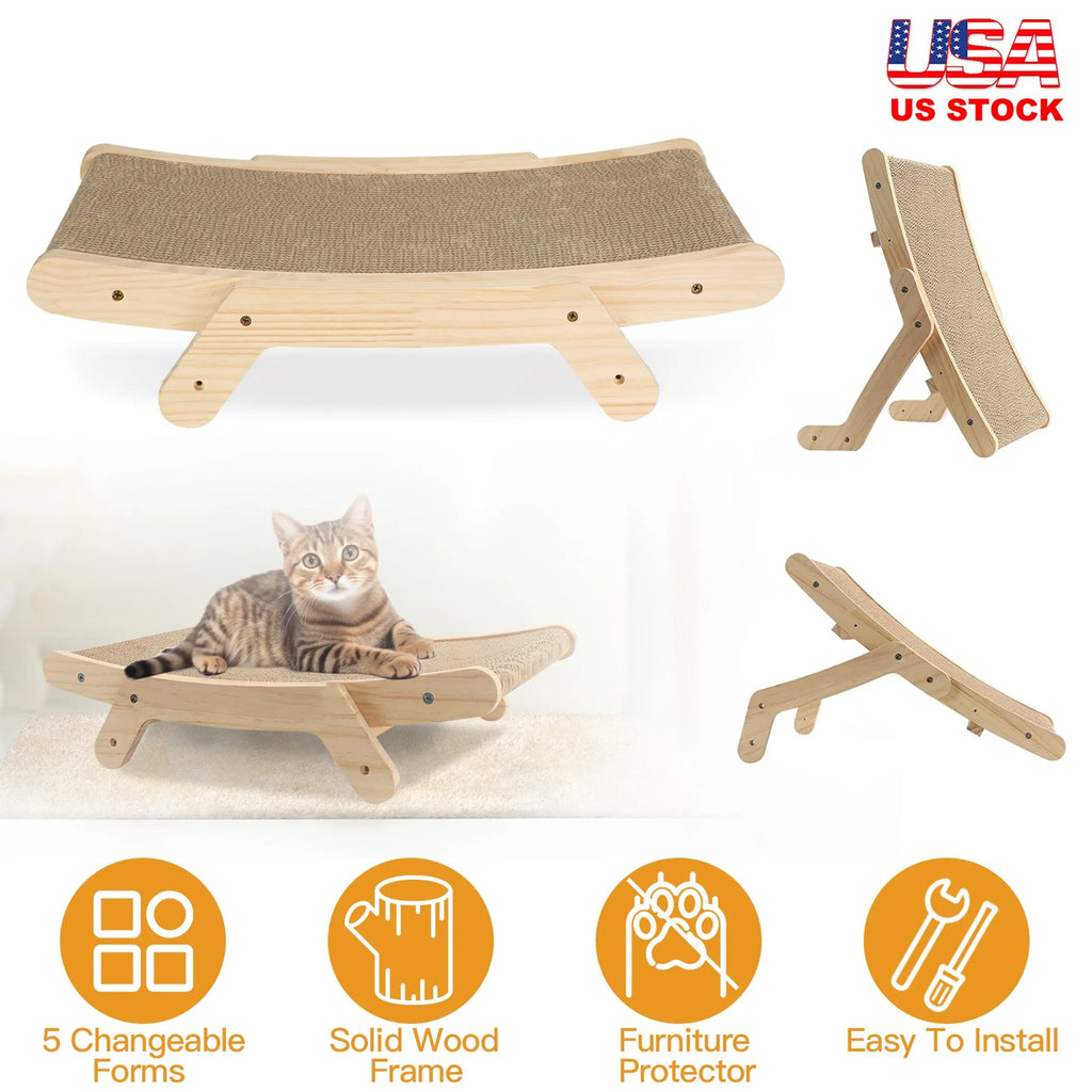 5 Changeable Forms Cardboard Cat