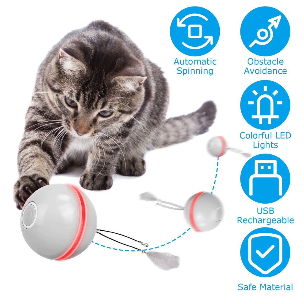 Electric Cat Toy Cat Teaser Ball AutoMat