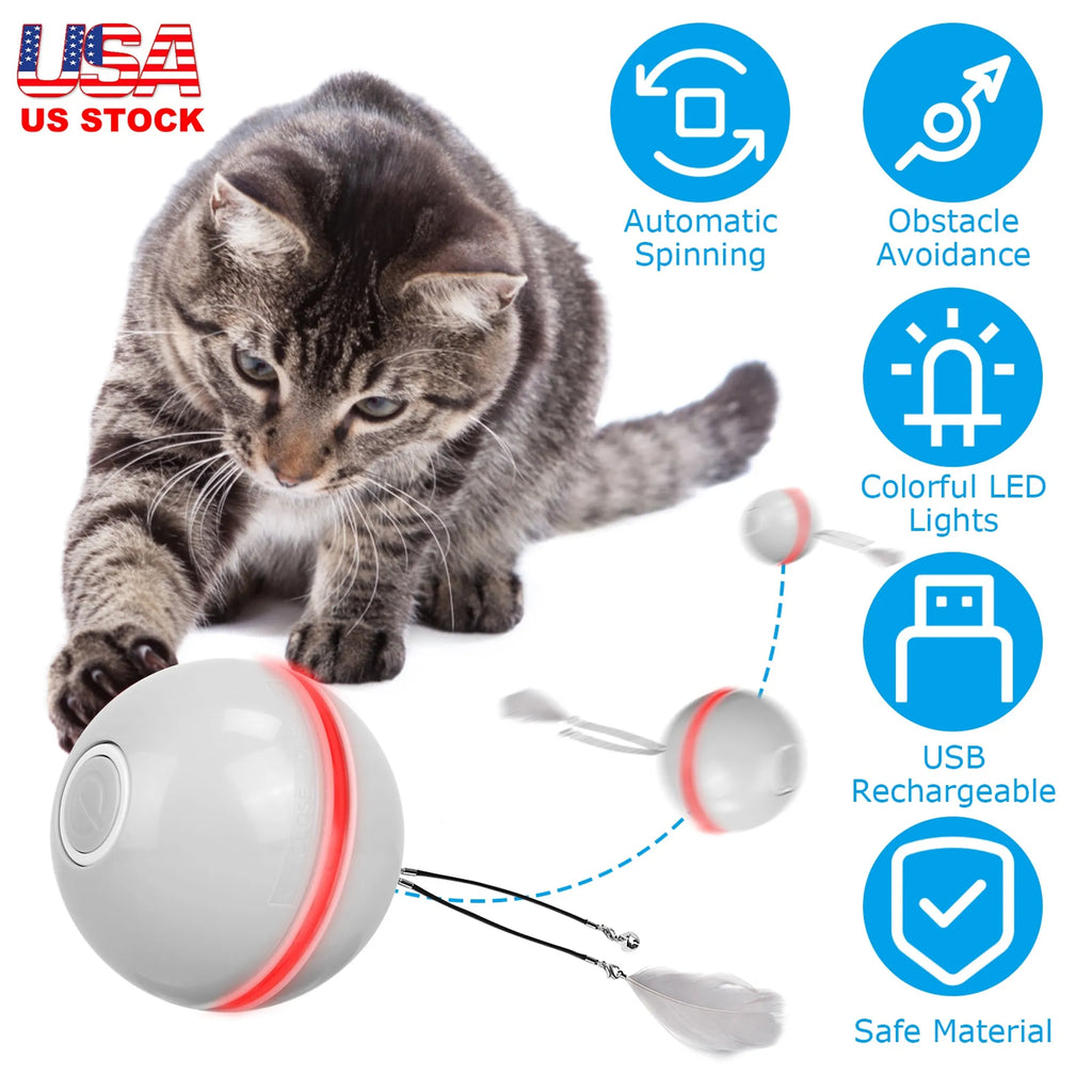 Electric Cat Toy Cat Teaser Ball AutoMat