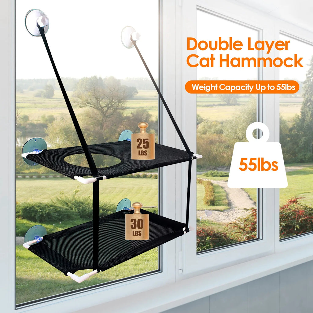 Indoor Window Hammock for Cat