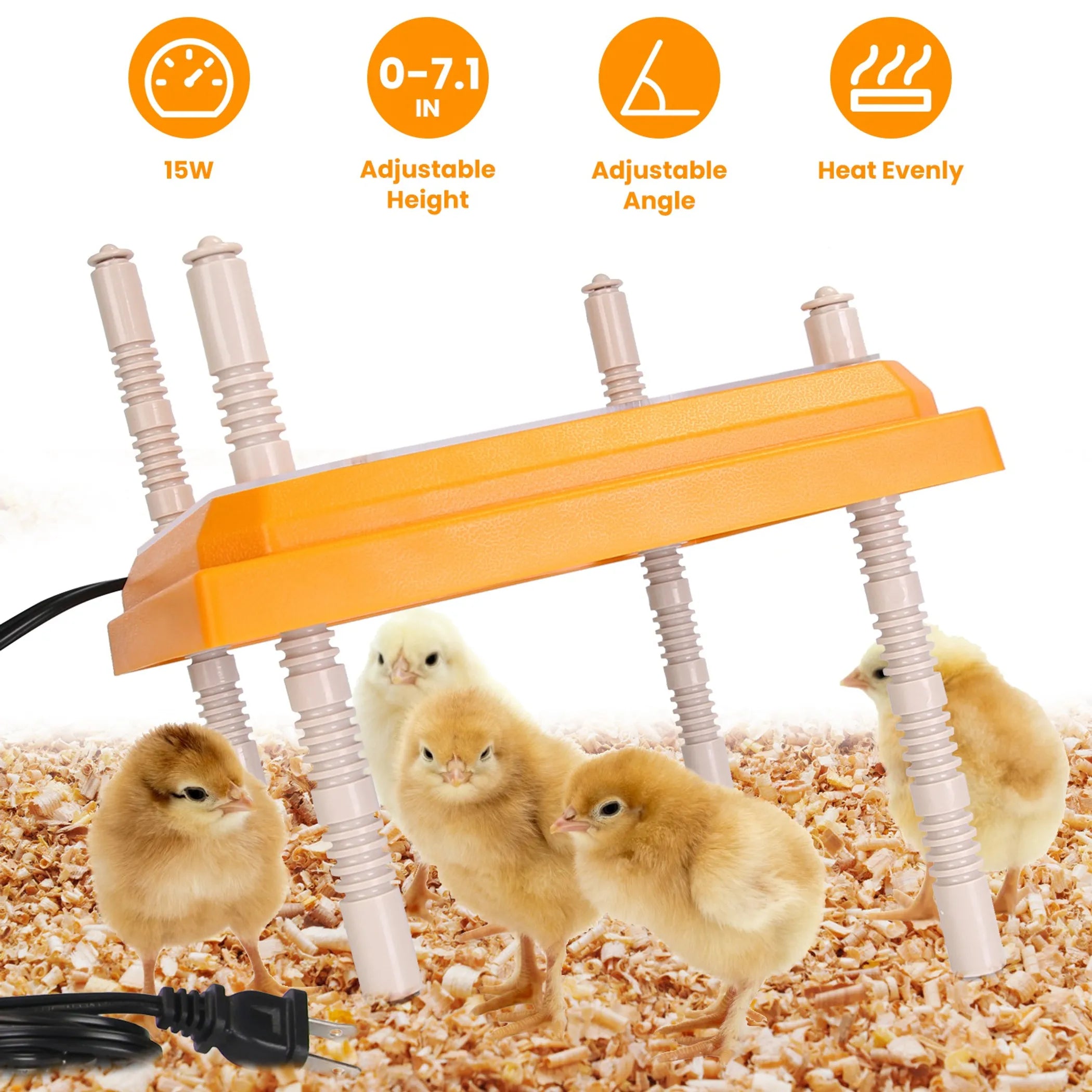 Chick Brooder Heating Plate 15W Chicken Brooder Heater