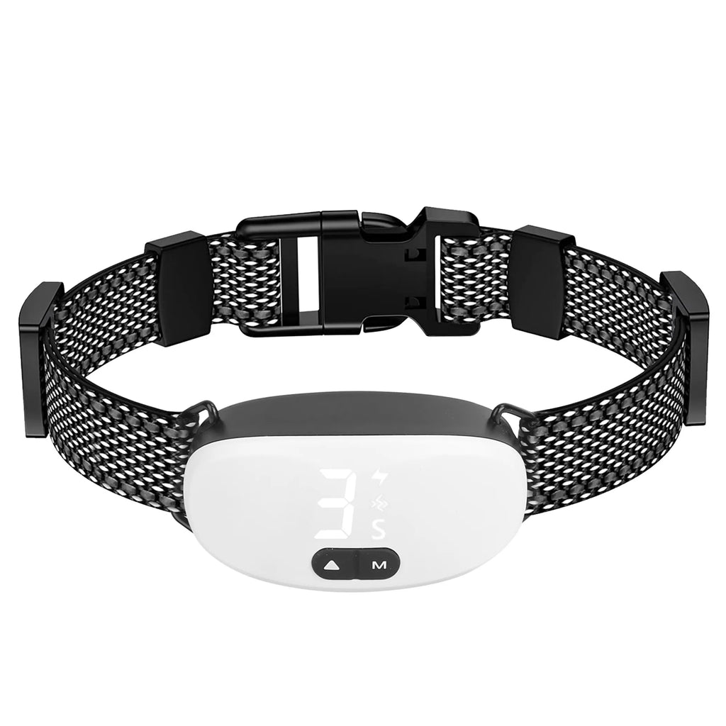 Electric Dog Training Collar IP67 Waterproof Rechargeable Dog Bark Collar