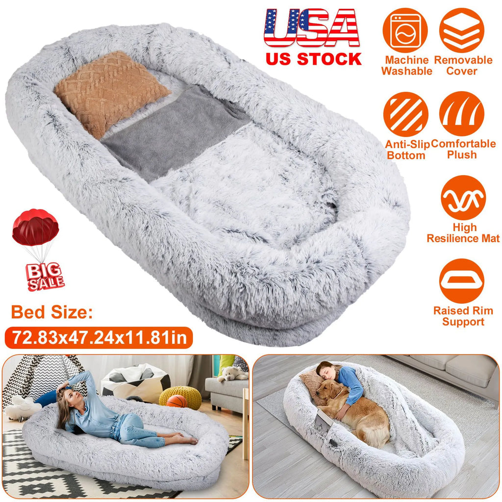 Human Size Dog Bed