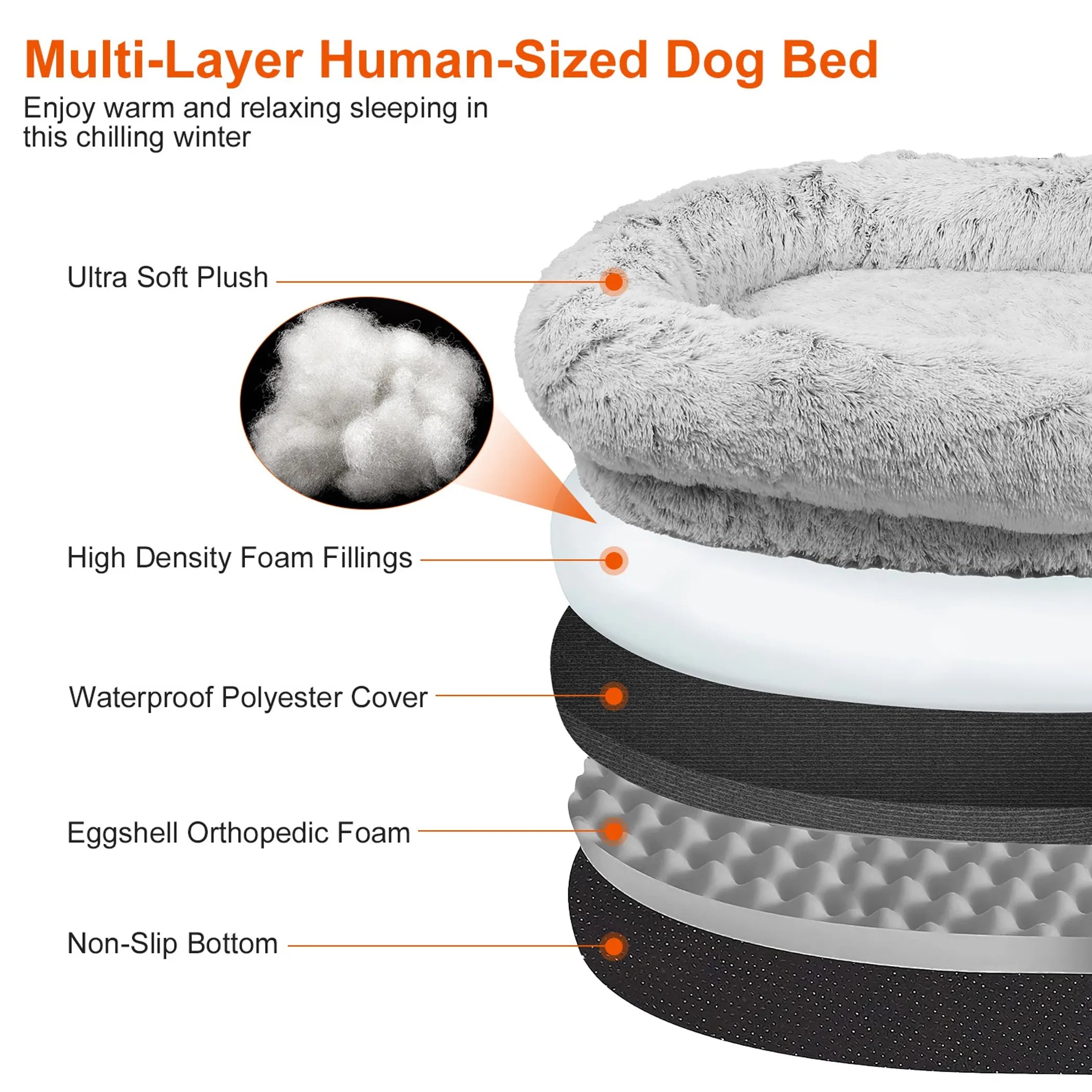 Human Size Dog Bed