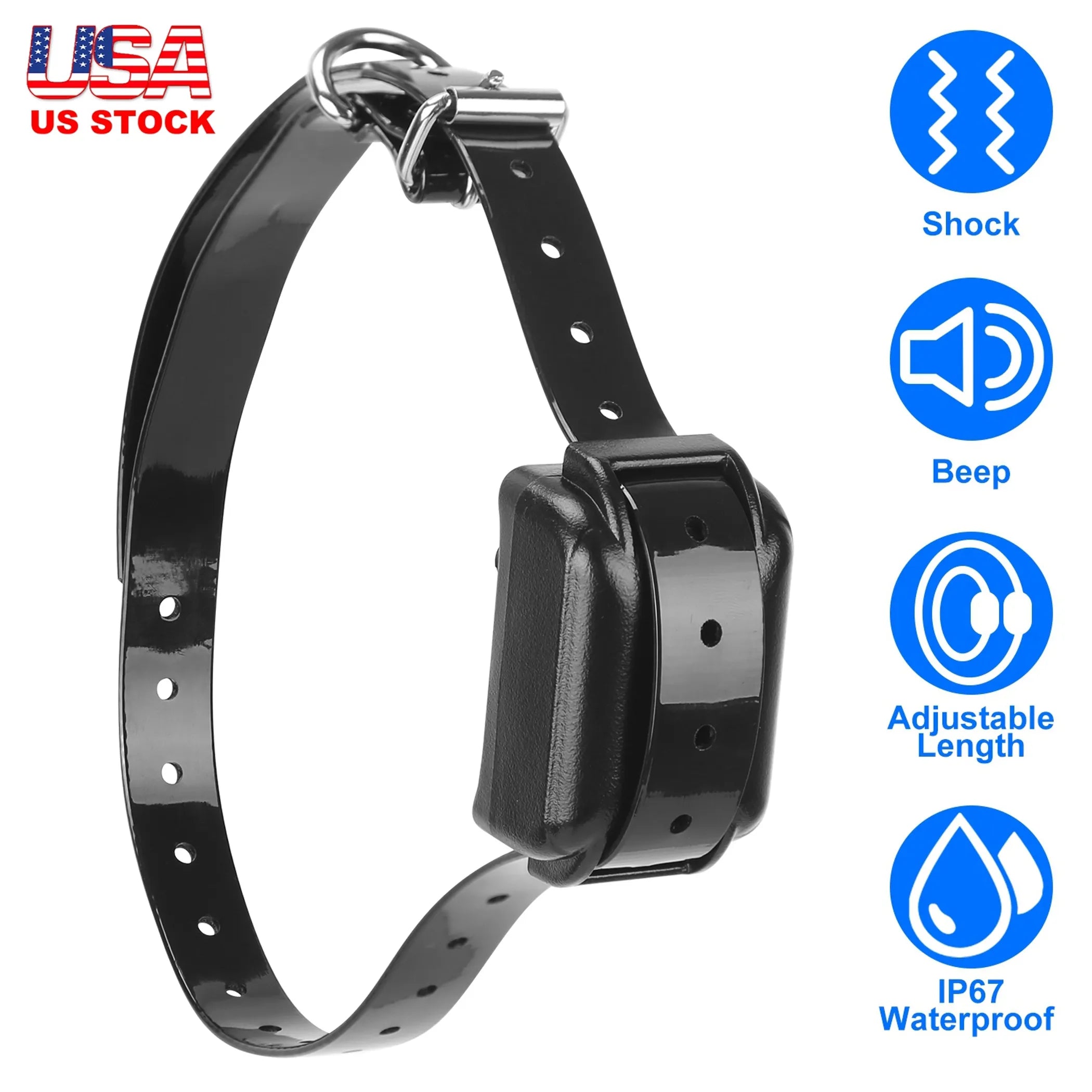 Electric Dog Training Collar Rechargeable Receiver