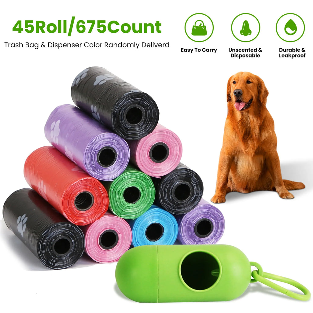 45 Rolls 675 Count Dog Waste Bags