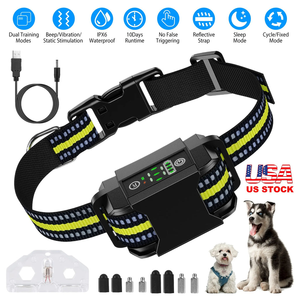 Dog Bark Collar Rechargeable