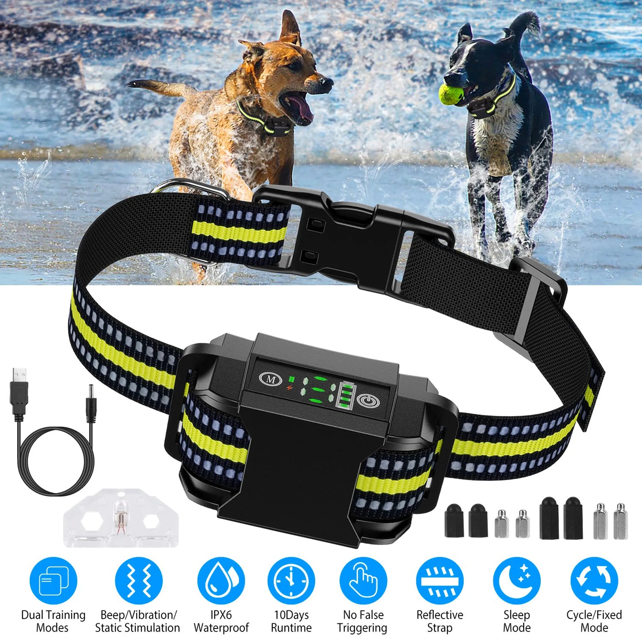 Dog Bark Collar Rechargeable