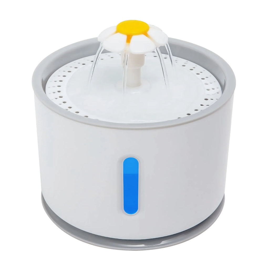 2.4L Automatic Dog Cat Water Fountain Electric LED Pet