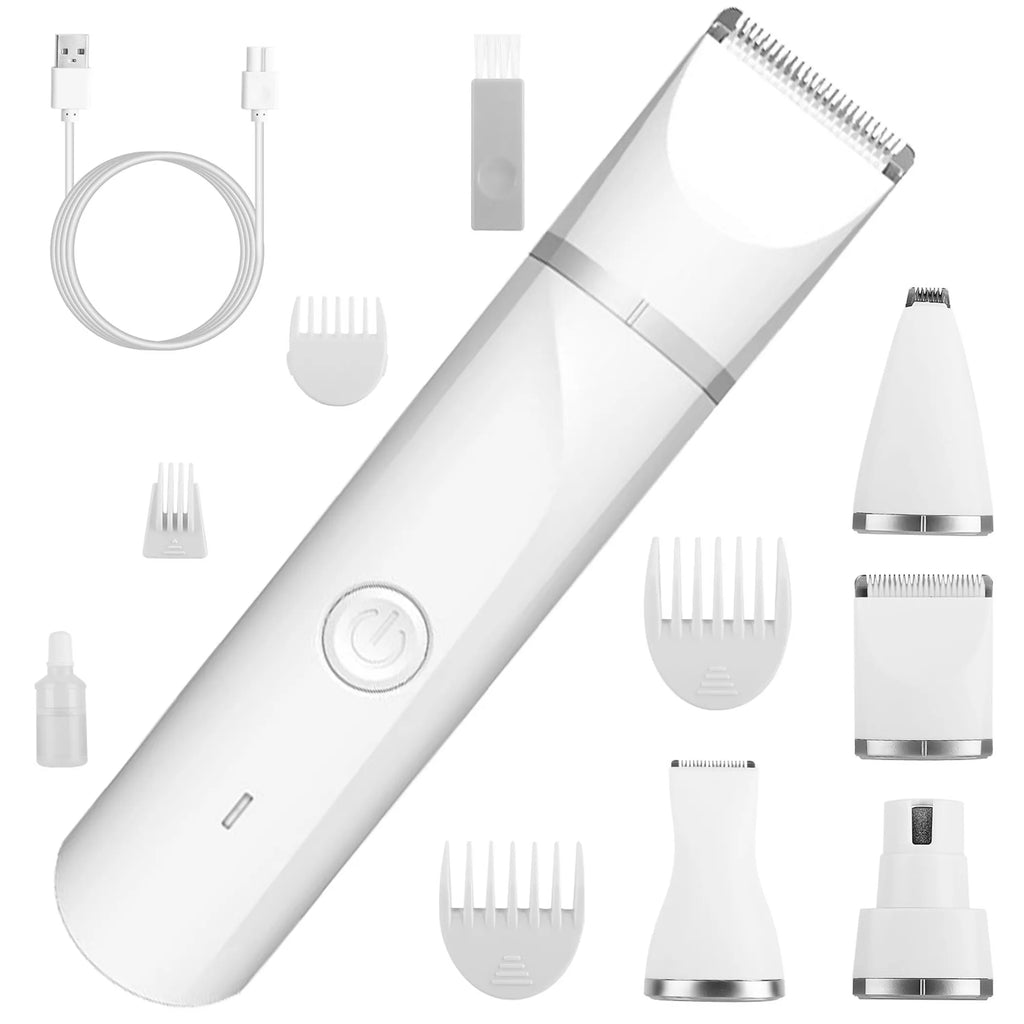 4 In 1 Electric Pet Dog Cat Grooming Kit