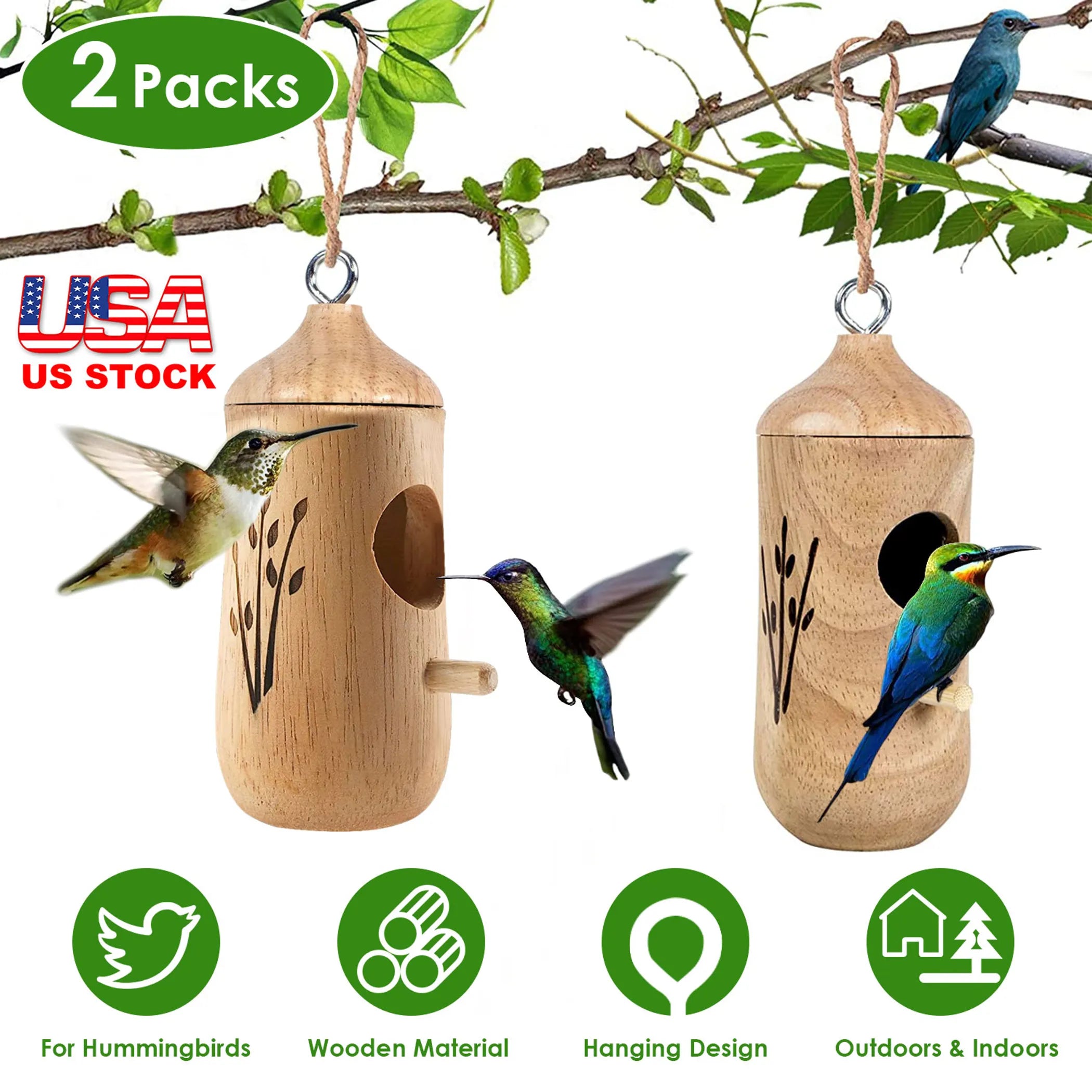2 Packs Humming Bird Houses