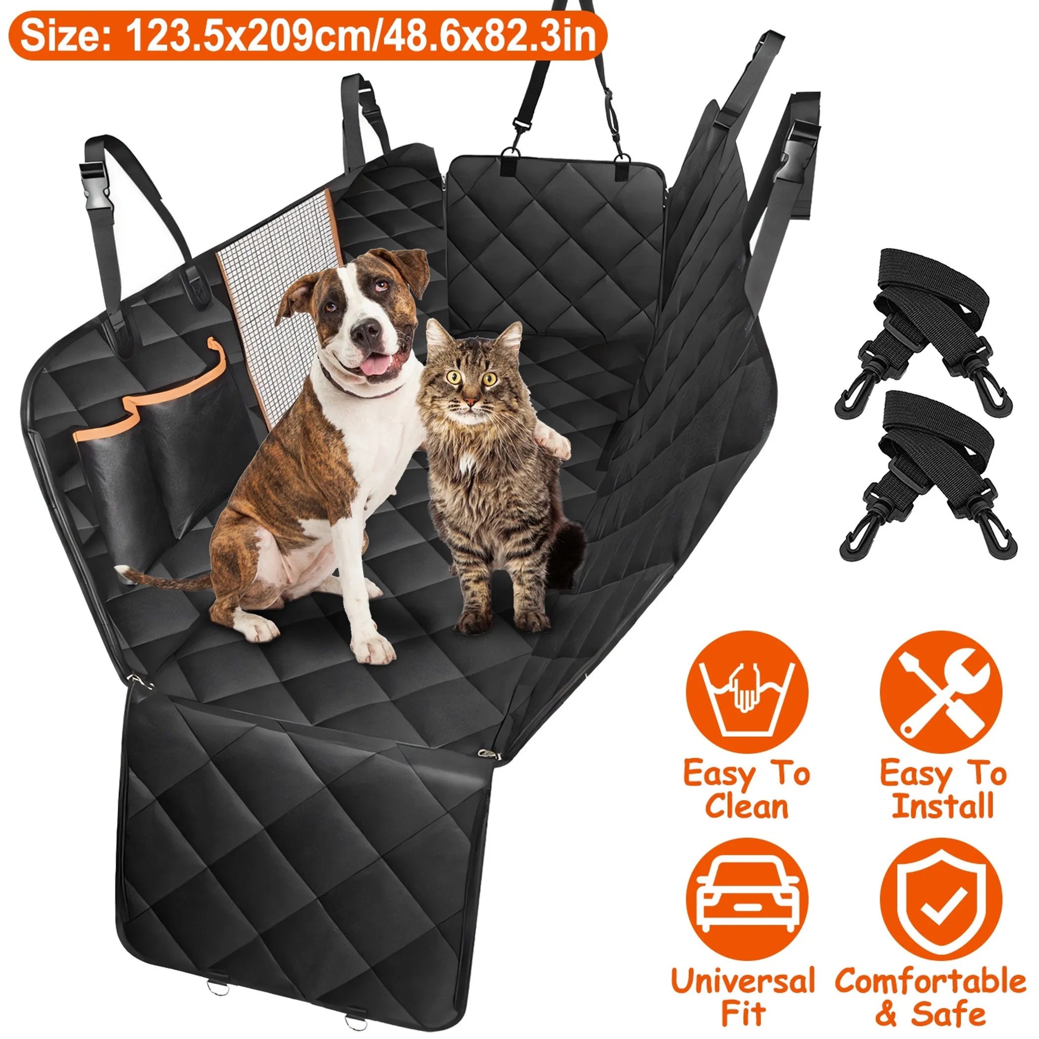 Dog Car Seat Cover Waterproof Scratchproof Pet