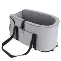 Console Pet Car Seat with Storage Pocket