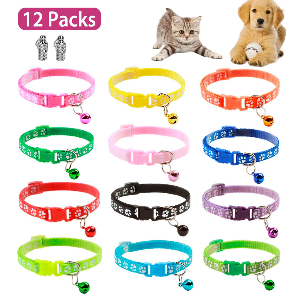 Cat Collar Adjustable Kitten Collar Pet Collar