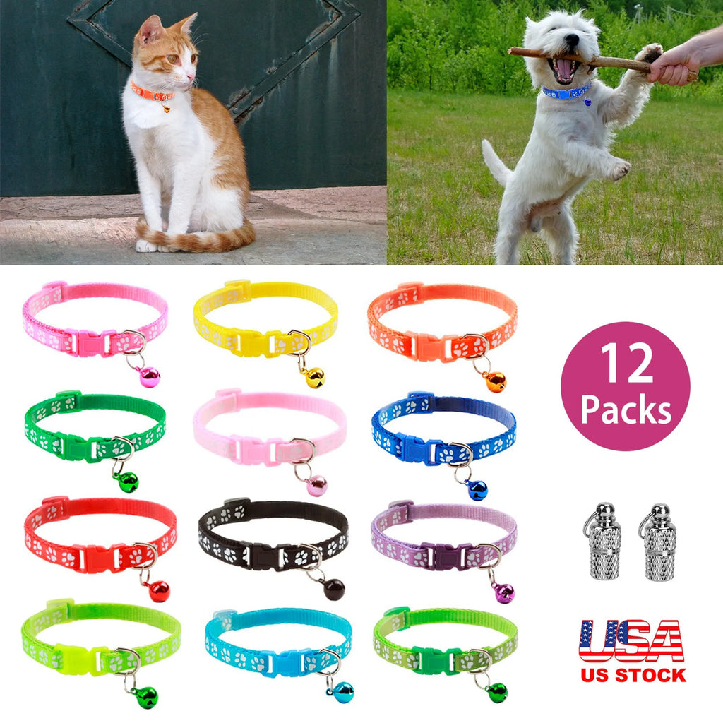 Cat Collar Adjustable Kitten Collar Pet Collar