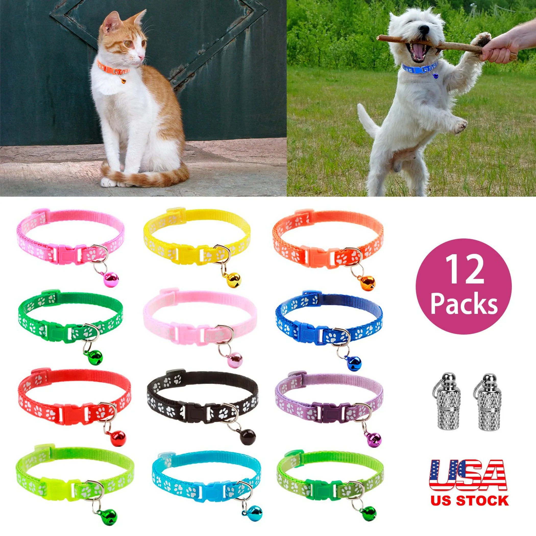 Cat Collar Adjustable Kitten Collar Pet Collar