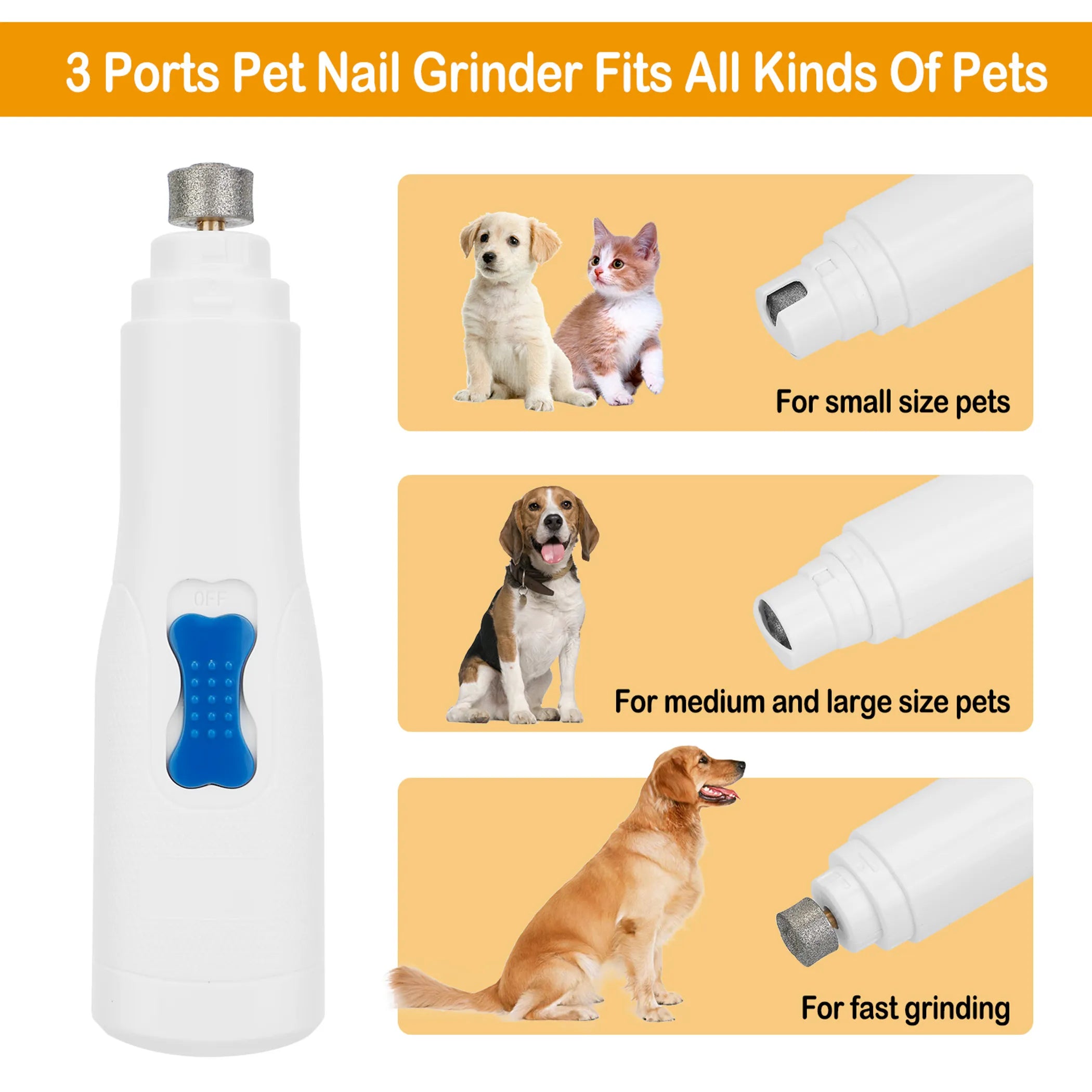 Dog Nail Grinder Pet Nail Trimmer