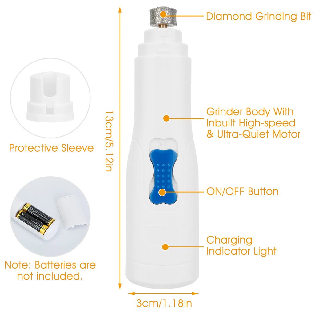 Dog Nail Grinder Pet Nail Trimmer