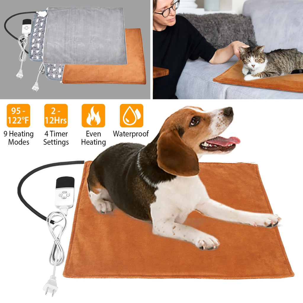 Pet Heating Pad Waterproof Electric Heating Mat