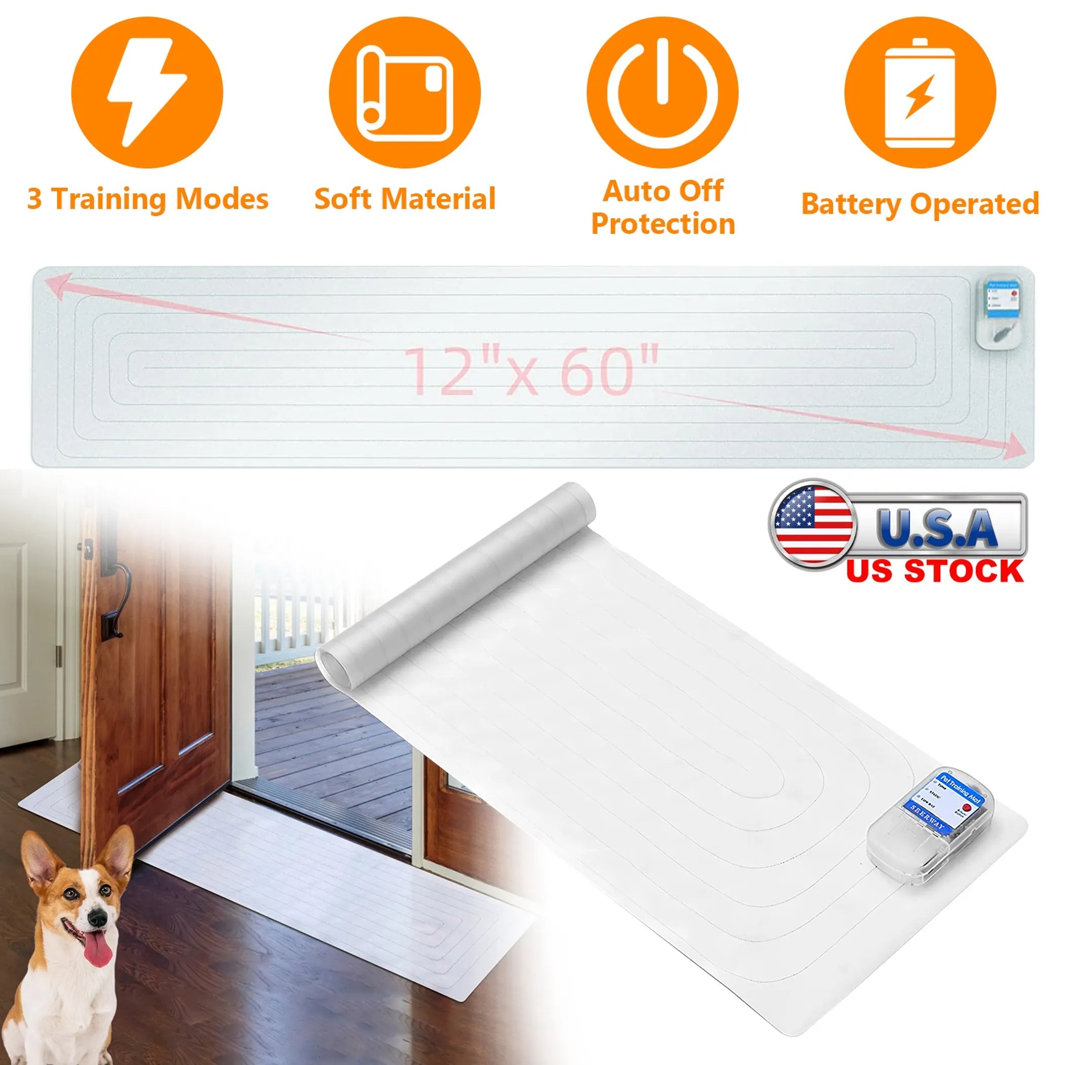 Electronic Pet Training Mat Indoor Safe Shock