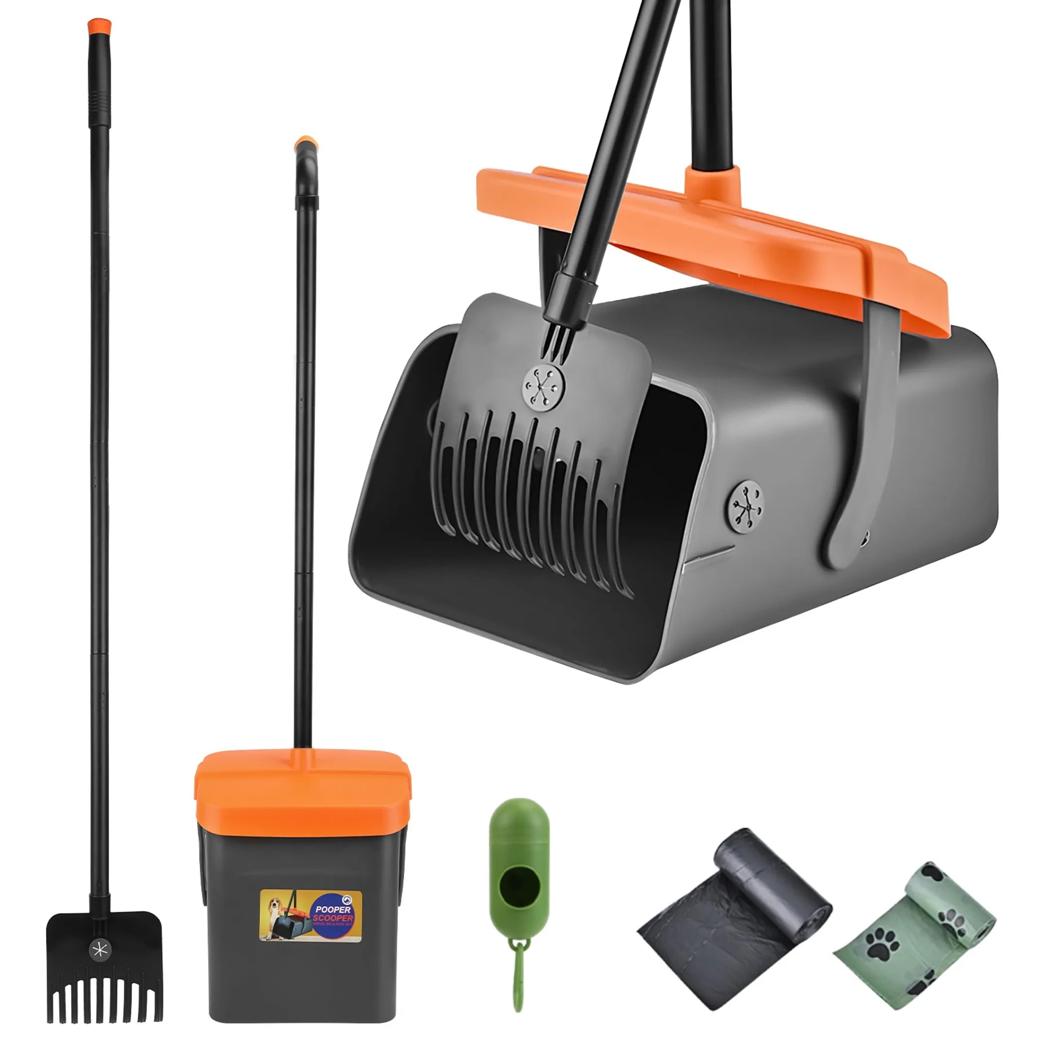 Pooper Scooper Kit Dog Poop Rake