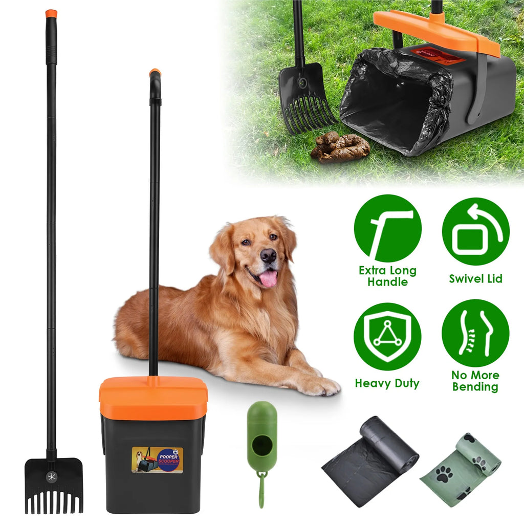 Pooper Scooper Kit Dog Poop Rake