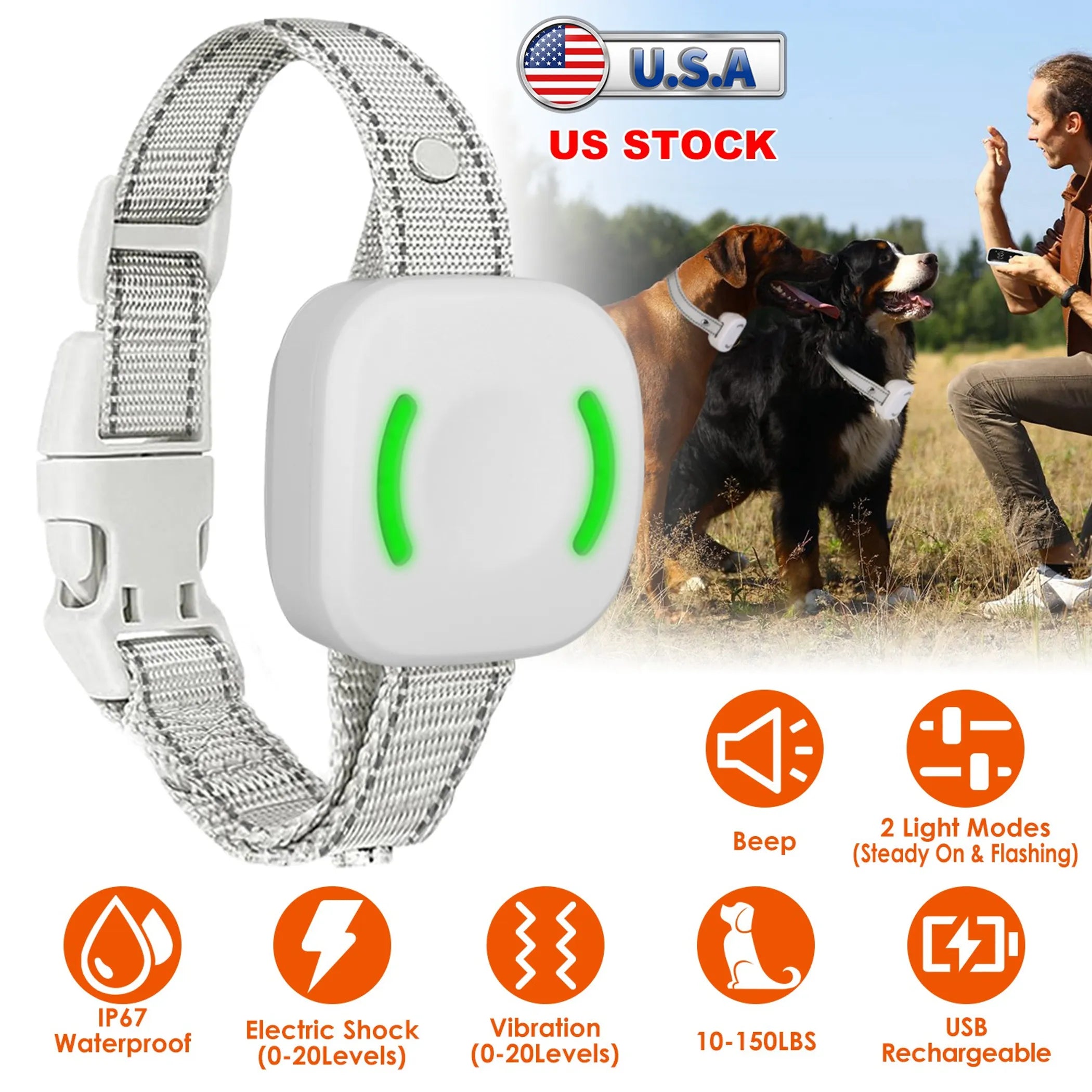IP67 Waterproof Electric Dog Training Collar
