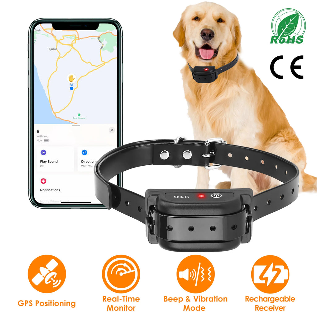 Dog Wireless Fence Collar Receiver GPS Tracker
