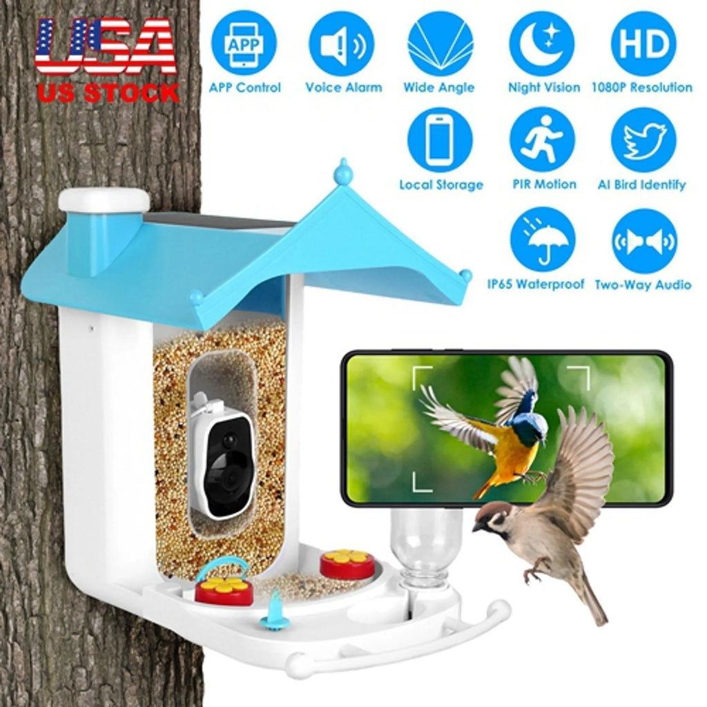 Solar Powered Smart Bird Feeder
