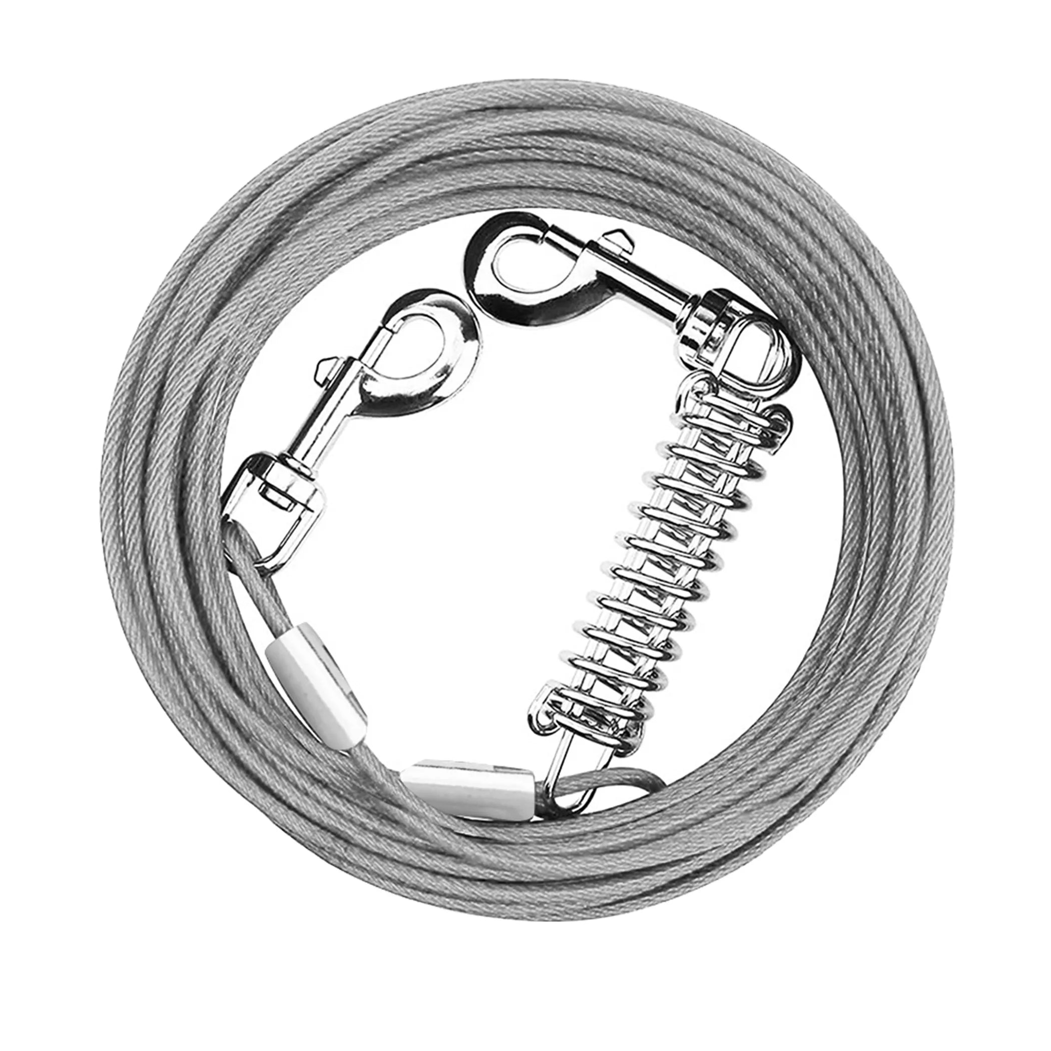 29.5FT Dog Tie Out Cable Long Dog Leash Chew